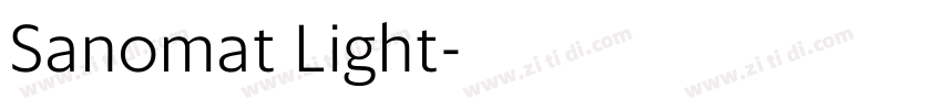 Sanomat Light字体转换 Sanomat Light字体转换